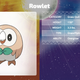 Rowlet, tipo planta/volador. Imagen: Nintendo